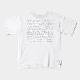 Hipster Ipsum Kids T-Shirt